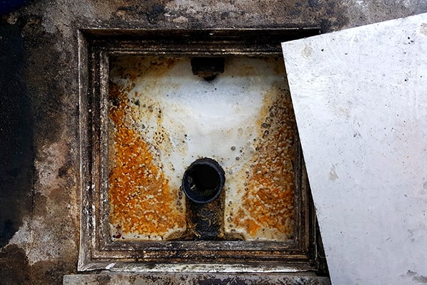 specialized vacuum trucks are used for grease trap cleaning to effectively remove grease and waste